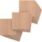 Ekena Millwork 15 3/4W x 15 3/4H x 1/4T Wood Hobby Boards, Alder, 25PK HBW16X16X250DAL - alternate 1